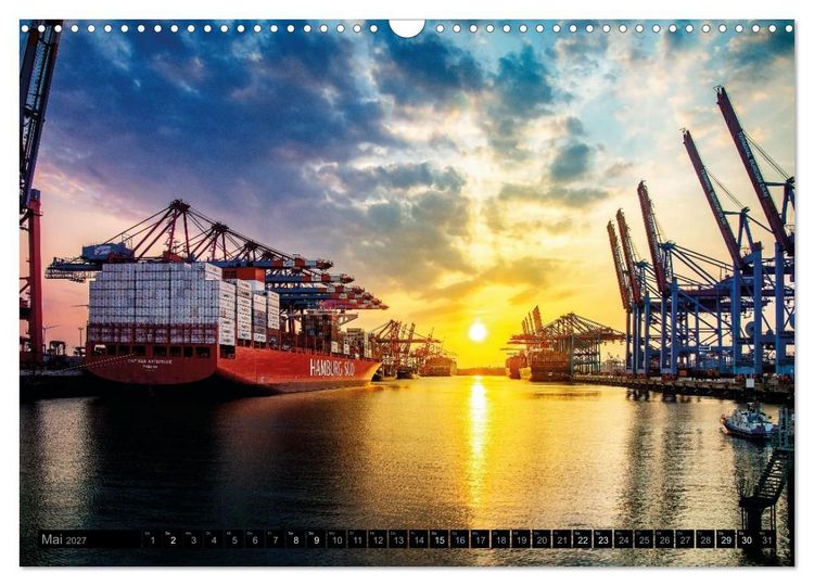 Produktbild: Mein Hamburg - Stadt am Wasser (Wandkalender 2027 DIN A3 quer), CALVENDO Monatskalender