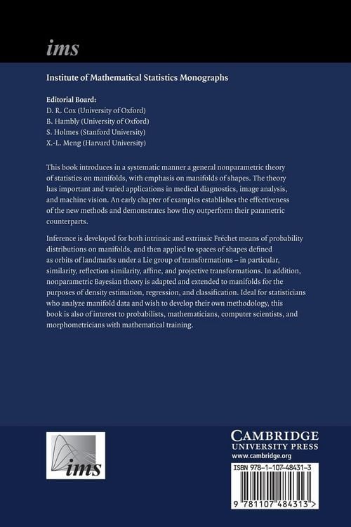 Produktbild: Nonparametric Inference on Manifolds