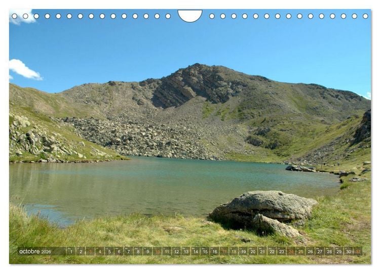 Produktbild: Le paradis des lacs de montagne (Calendrier mural 2026 DIN A4 vertical), CALVENDO calendrier mensuel