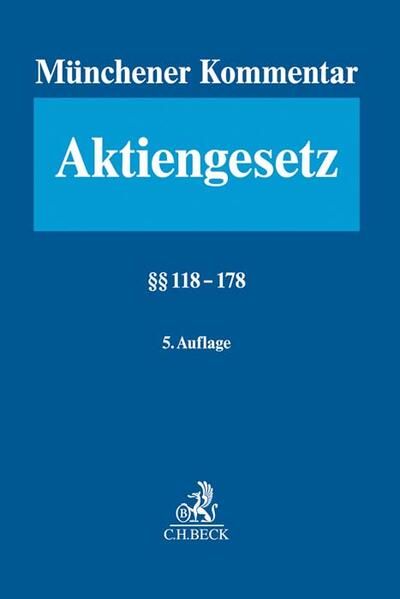 Produktbild: M&uuml;nchener Kommentar zum Aktiengesetz Bd. 3: &sect;&sect; 118-178