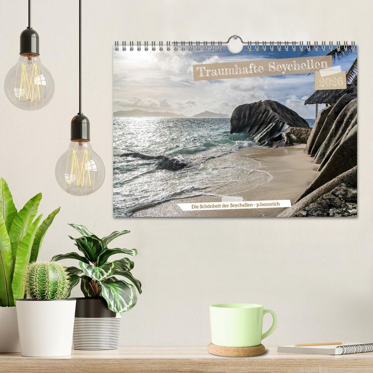 Produktbild: Traumhafte Seychellen (Wandkalender 2026 DIN A4 quer), CALVENDO Monatskalender