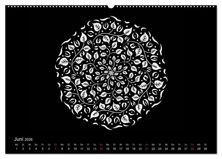 Produktbild: Entspannung und Ruhe durch Mandalas (Wandkalender 2026 DIN A2 quer), CALVENDO Monatskalender