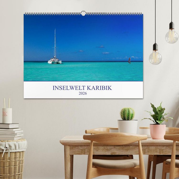 Produktbild: Inselwelt Karibik (Wandkalender 2026 DIN A2 quer), CALVENDO Monatskalender