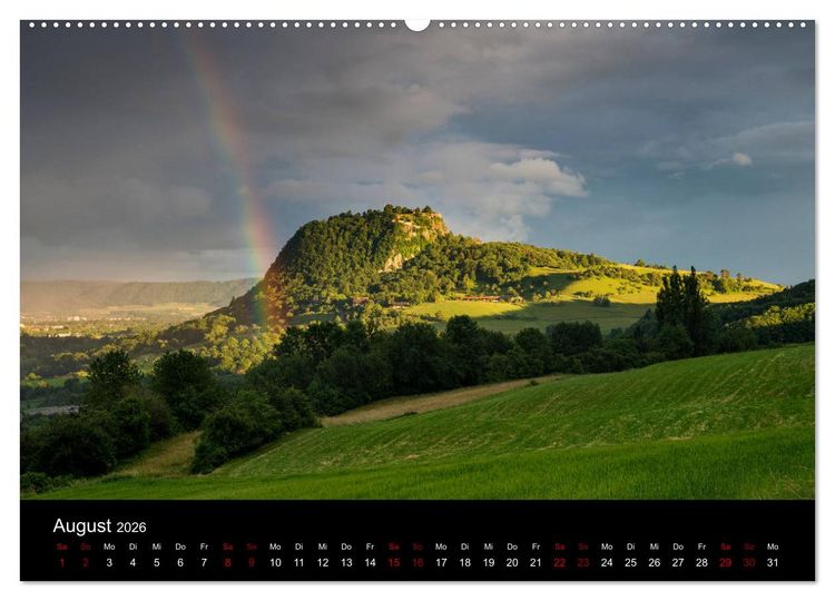Produktbild: Der Hegau - Wanderparadies am westlichen Bodensee (Wandkalender 2026 DIN A2 quer), CALVENDO Monatskalender