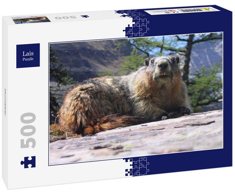 Produktbild: Lais Puzzle Murmeltier 500 Teile