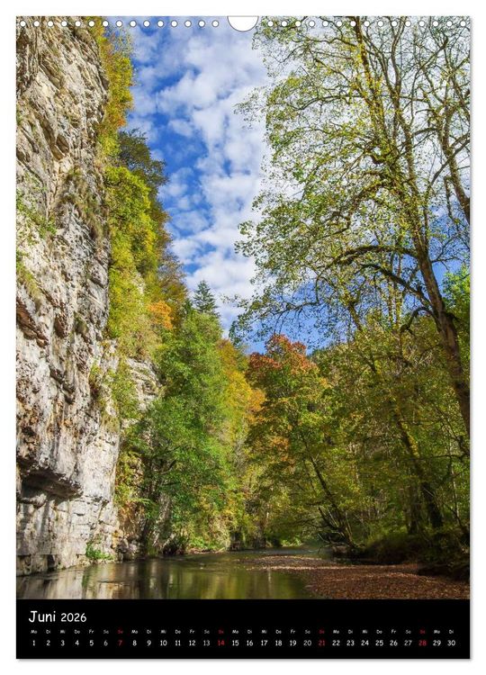 Produktbild: Urlandschaft Wutachschlucht (Wandkalender 2026 DIN A3 hoch), CALVENDO Monatskalender