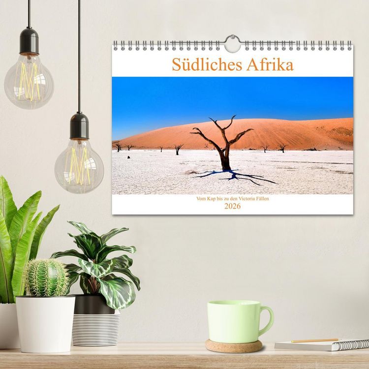 Produktbild: S&uuml;dliches Afrika - Vom Kap bis zu den Victoria F&auml;llen (Wandkalender 2026 DIN A4 quer), CALVENDO Monatskalender