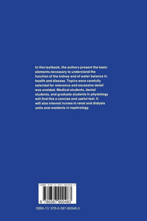 Produktbild: Physiology of the Kidney and of Water Balance