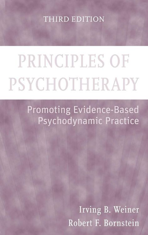 Produktbild: Principles of Psychotherapy