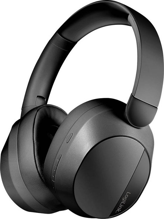 Produktbild: LogiLink BT0071 Over Ear Kopfh&ouml;rer Bluetooth&reg; Schwarz