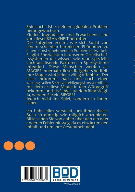 Produktbild: Spielsucht bei PC/Konsolen und Onlinegames