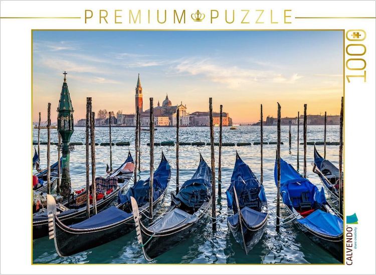 Produktbild: CALVENDO Puzzle Venedig | 1000 Teile Lege-Gr&ouml;&szlig;e 64x48cm Foto-Puzzle f&uuml;r gl&uuml;ckliche Stunden