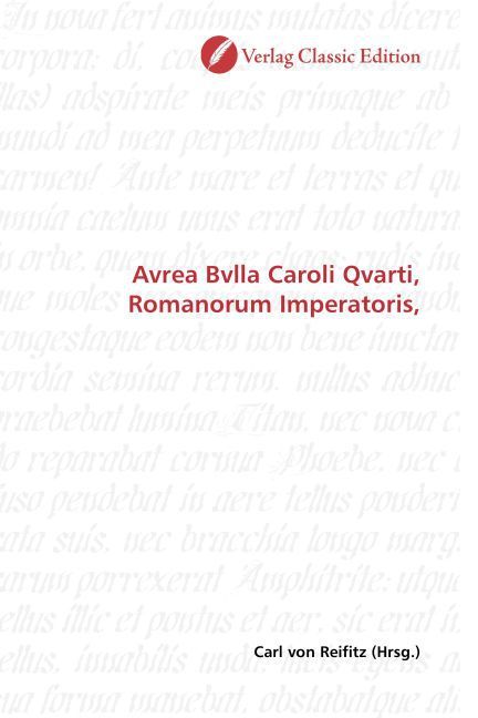 Produktbild: Avrea Bvlla Caroli Qvarti, Romanorum Imperatoris,