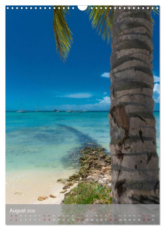 Produktbild: Karibischer Traum Isla Saona (Wandkalender 2026 DIN A3 hoch), CALVENDO Monatskalender