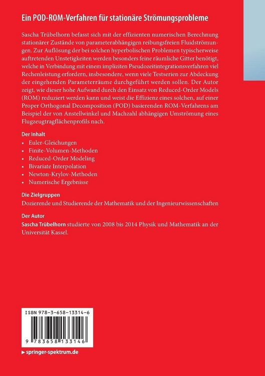 Produktbild: Ein POD-ROM-Verfahren f&uuml;r station&auml;re Str&ouml;mungsprobleme