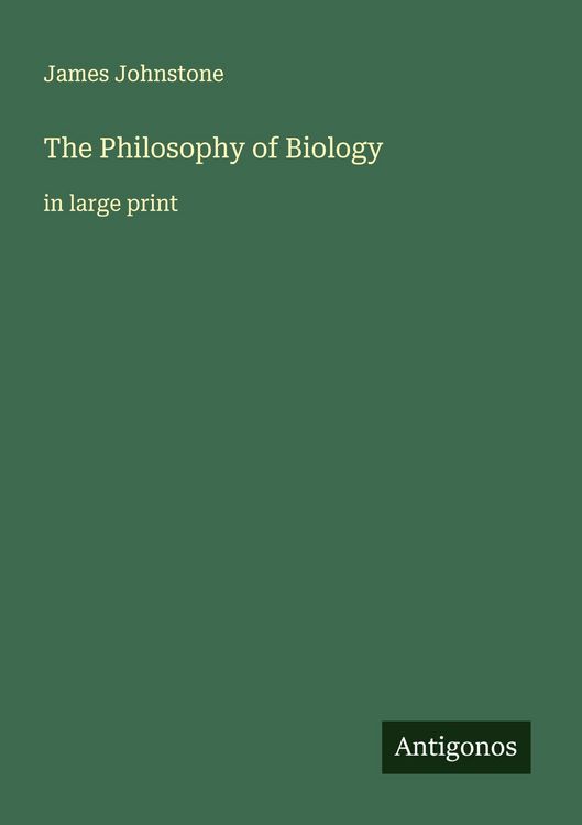 Produktbild: The Philosophy of Biology