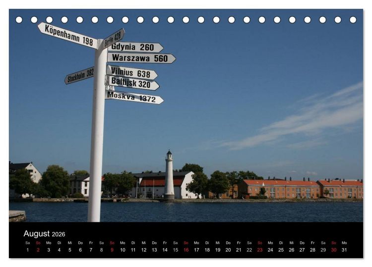 Produktbild: S&uuml;dschweden (Tischkalender 2026 DIN A5 quer), CALVENDO Monatskalender