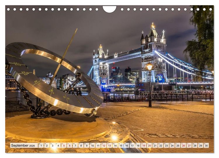 Produktbild: LONDON Magie einer Metropole (Wandkalender 2026 DIN A4 quer), CALVENDO Monatskalender