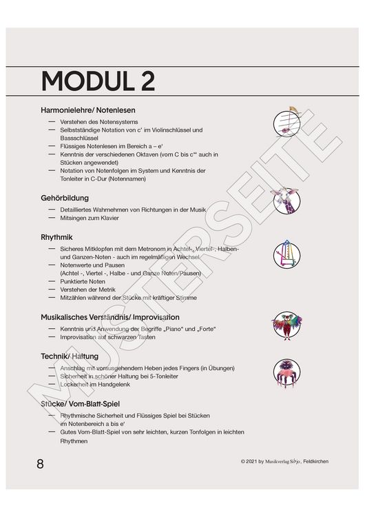 Produktbild: Klavierschule OH! Modul 2