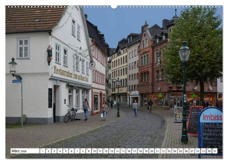 Produktbild: Fulda - die Barockstadt (hochwertiger Premium Wandkalender 2026 DIN A2 quer), Kunstdruck in Hochglanz