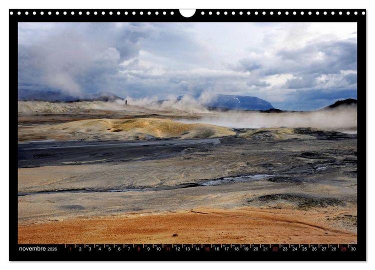 Produktbild: Balade en Islande (Calendrier mural 2026 DIN A3 vertical), CALVENDO calendrier mensuel
