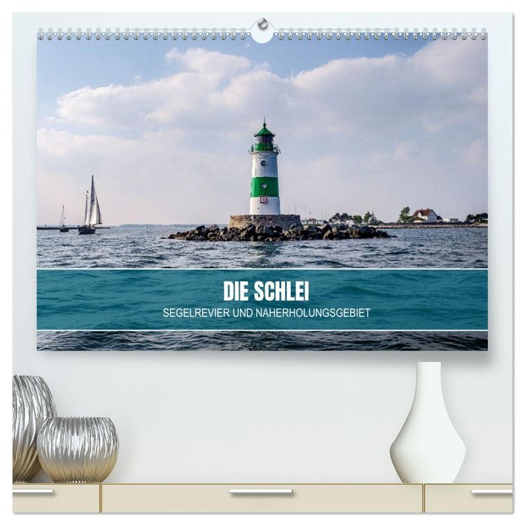 Produktbild: Die Schlei - Segelrevier und Naherholungsgebiet (hochwertiger Premium Wandkalender 2026 DIN A2 quer), Kunstdruck in Hochglanz