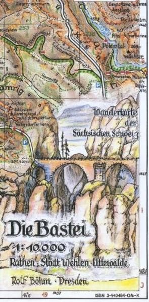 Produktbild: Die Bastei 1:10000