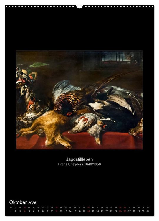 Produktbild: Stillleben - Illusionistische Malerei der Renaissance (Wandkalender 2026 DIN A2 hoch), CALVENDO Monatskalender