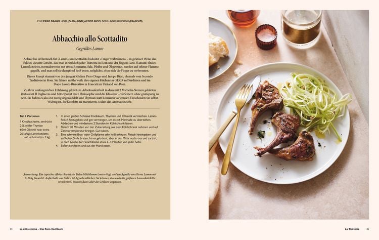 Produktbild: La citt&agrave; eterna &ndash; Das Rom-Kochbuch