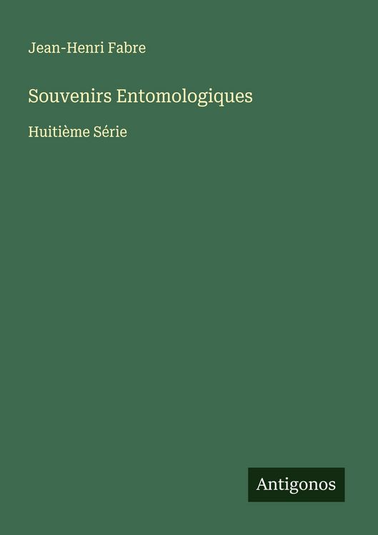 Produktbild: Souvenirs Entomologiques