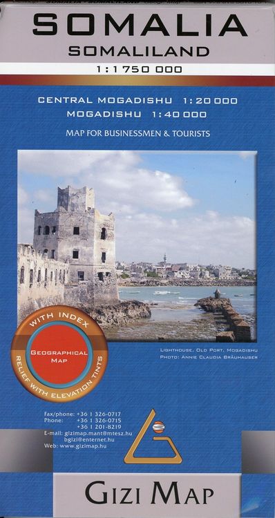 Produktbild: Somalia Geographical Map