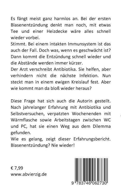 Produktbild: Blasenentz&uuml;ndung? Nicht schon wieder!