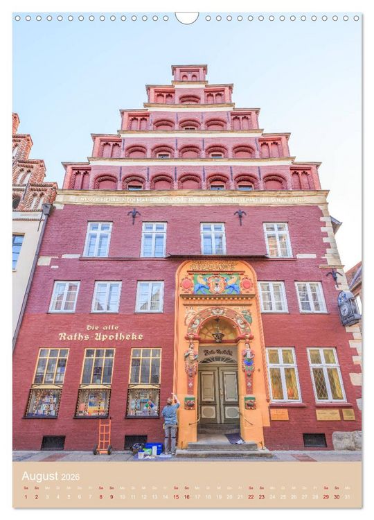 Produktbild: Sch&ouml;nes L&uuml;neburg (Wandkalender 2026 DIN A3 hoch), CALVENDO Monatskalender