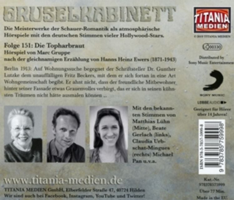 Produktbild: Gruselkabinett - Folge 151