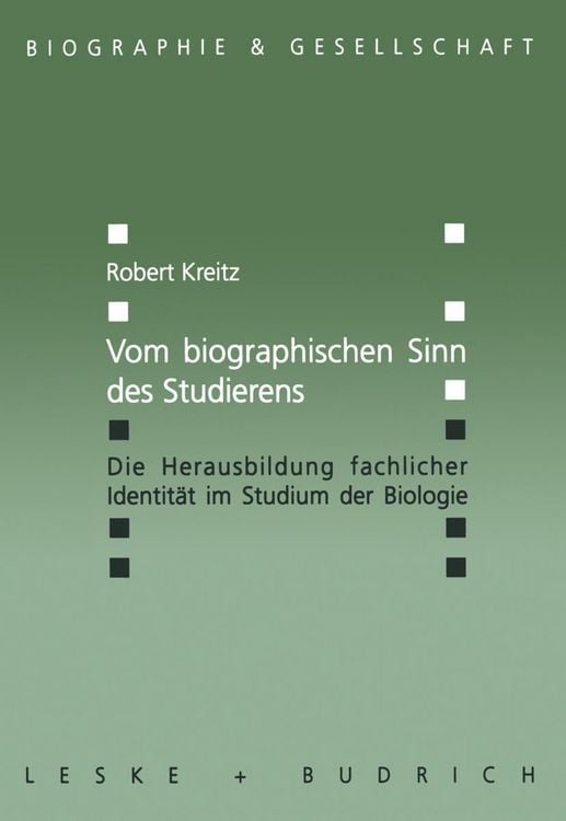 Produktbild: Vom biographischen Sinn des Studierens
