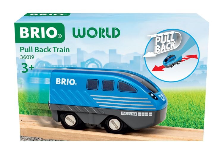 Produktbild: BRIO World - Lok mit R&uuml;ckziehmotor