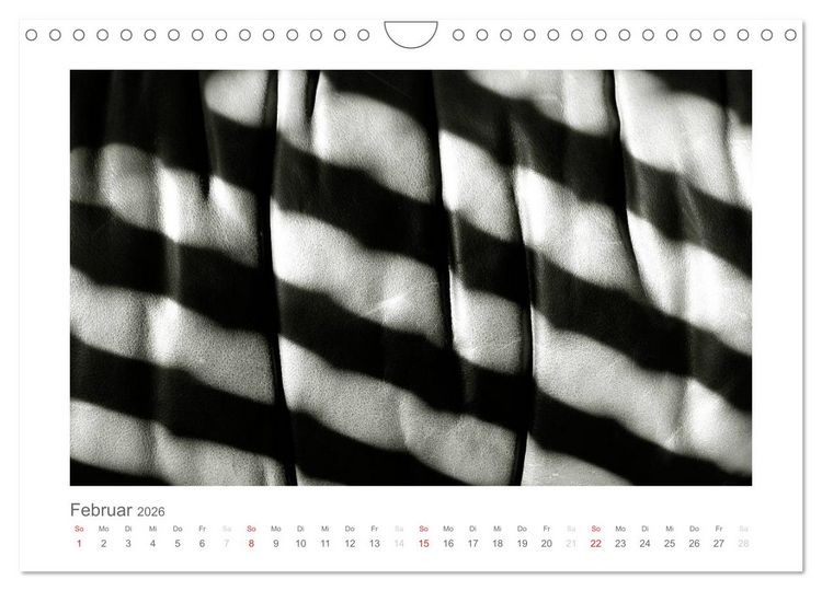 Produktbild: einfach schwarz-wei&szlig; (Wandkalender 2026 DIN A4 quer), CALVENDO Monatskalender