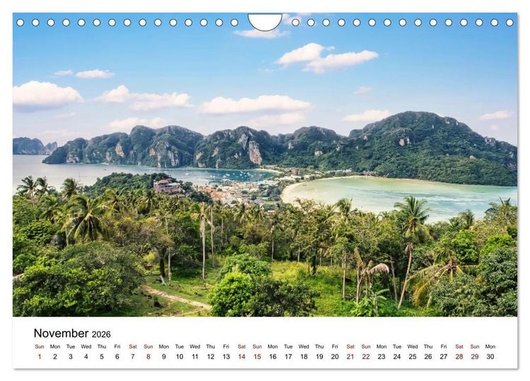 Produktbild: Thailand's Island Paradise (Wall Calendar 2026 DIN A4 landscape), CALVENDO 12 Month Wall Calendar