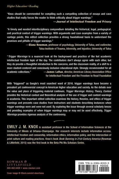 Produktbild: Trigger Warnings
