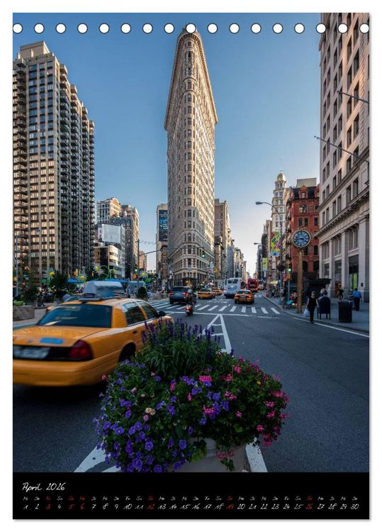 Produktbild: New York City (Tischkalender 2026 DIN A5 hoch), CALVENDO Monatskalender