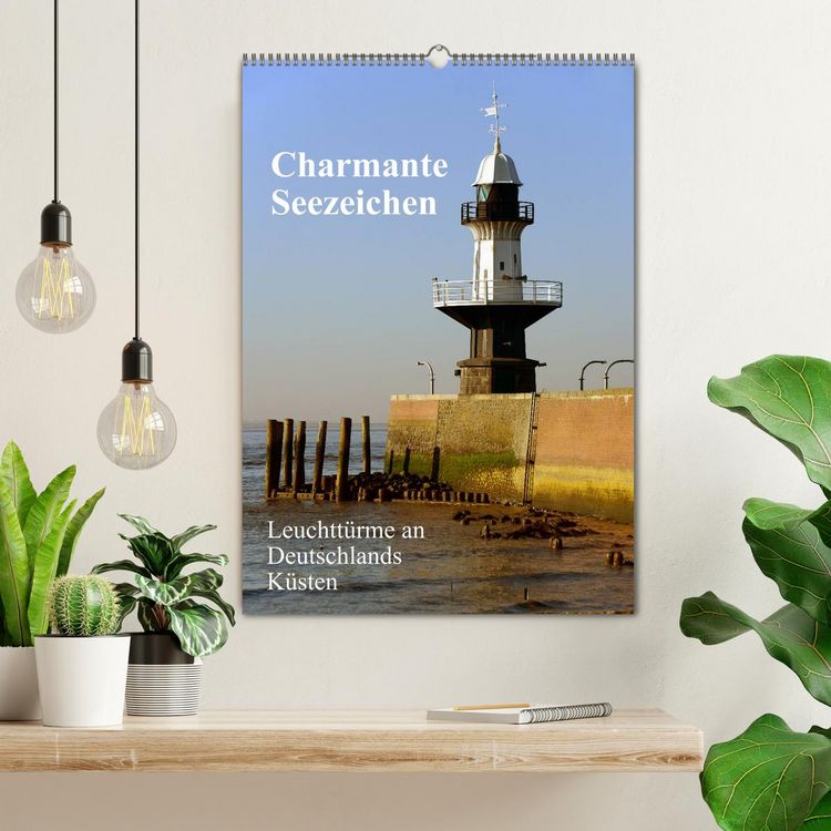 Produktbild: Charmante Seezeichen (Wandkalender 2026 DIN A2 hoch), CALVENDO Monatskalender