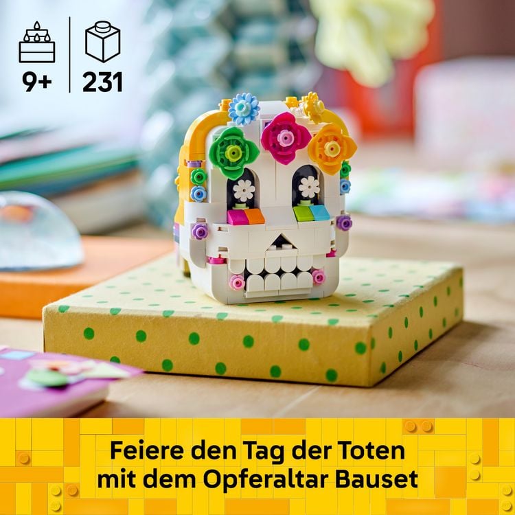 Produktbild: LEGO Opferaltar Modellbau - Deko zur Feier des Tages der Toten 40811