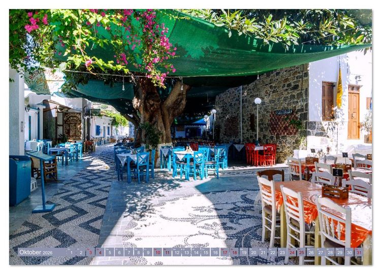 Produktbild: Nisyros. Zauberhafte griechische Vulkaninsel (Wandkalender 2026 DIN A3 quer), CALVENDO Monatskalender