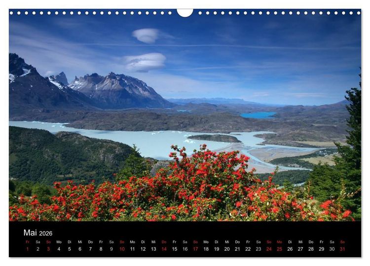 Produktbild: S&uuml;dpatagonien &ndash; das "Ende" der Welt (Wandkalender 2026 DIN A3 quer), CALVENDO Monatskalender
