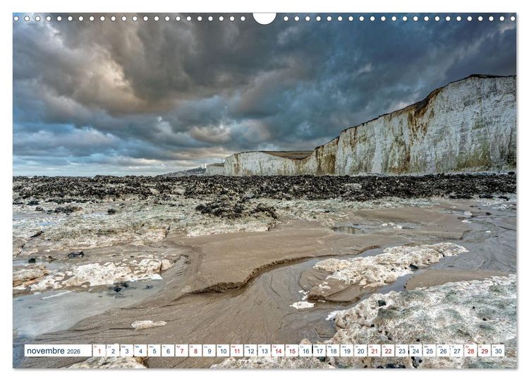 Produktbild: La c&ocirc;te picarde Le long des falaises (Calendrier mural 2026 DIN A3 vertical), CALVENDO calendrier mensuel