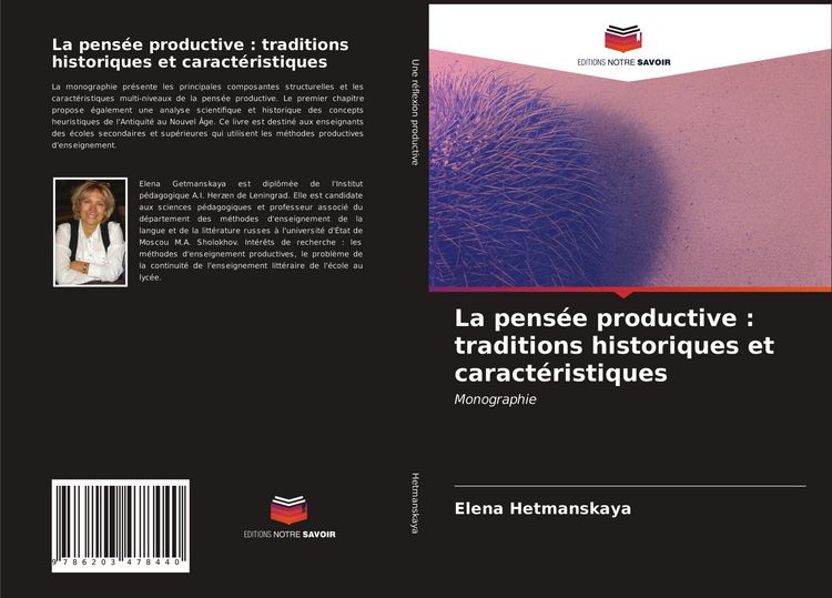 Produktbild: La pens&eacute;e productive : traditions historiques et caract&eacute;ristiques