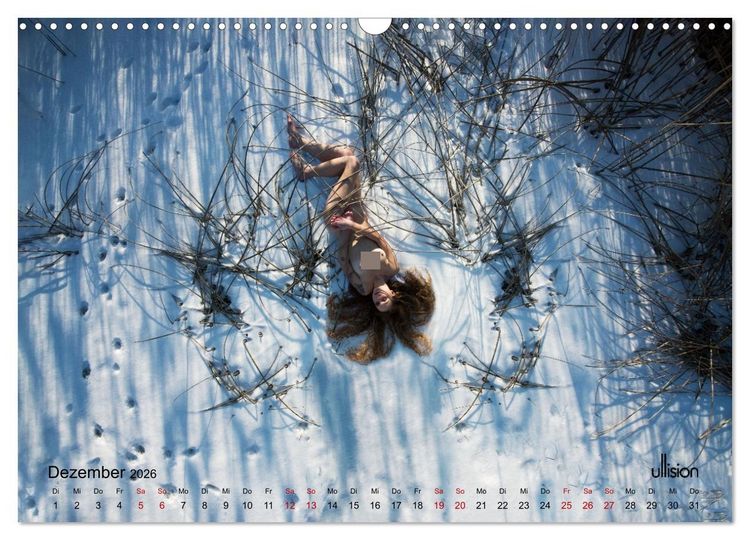 Produktbild: Poesie der Stille &ndash; Akt in der Natur (Wandkalender 2026 DIN A3 quer), CALVENDO Monatskalender