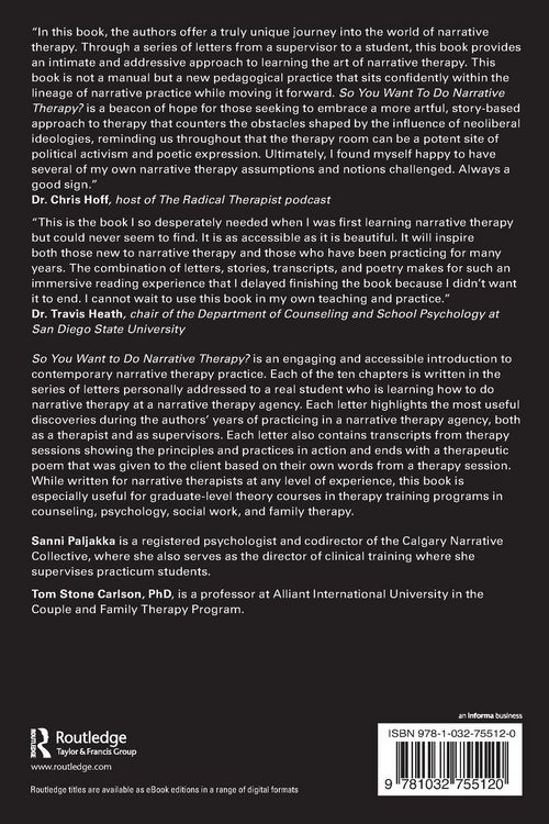 Produktbild: So You Want to Do Narrative Therapy?
