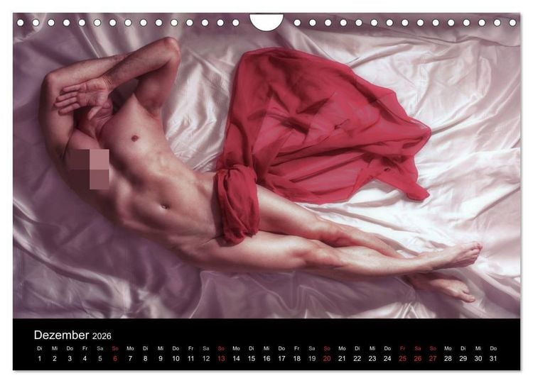 Produktbild: M&Auml;NNER - AKTE ZWISCHEN KRAFT UND SINNLICHKEIT (Wandkalender 2026 DIN A4 quer), CALVENDO Monatskalender