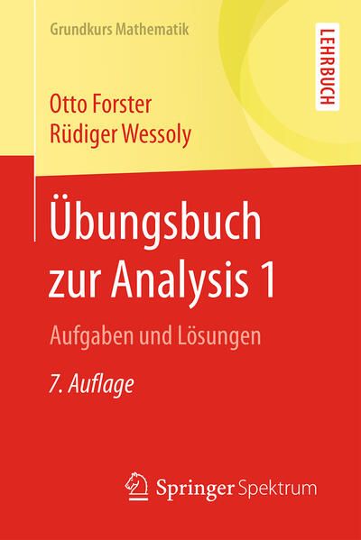Bild vom Artikel Übungsbuch zur Analysis 1 vom Autor Otto Forster